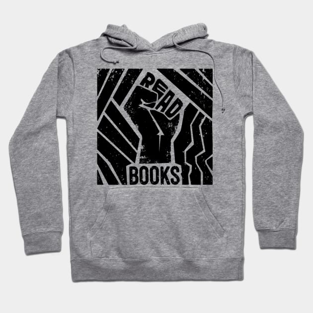 READ BOOKS Hoodie by Midnight Run Studio